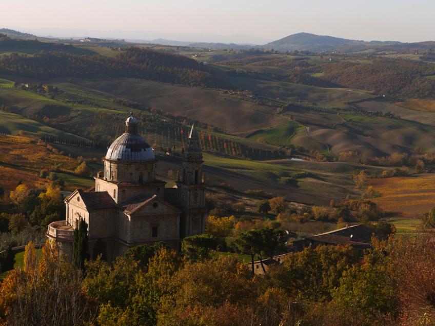 Montalcino and Pienza